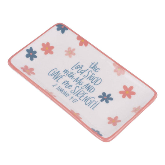 Lord Gave Me Strength Trinket Tray - Purpose + Passion Boutique