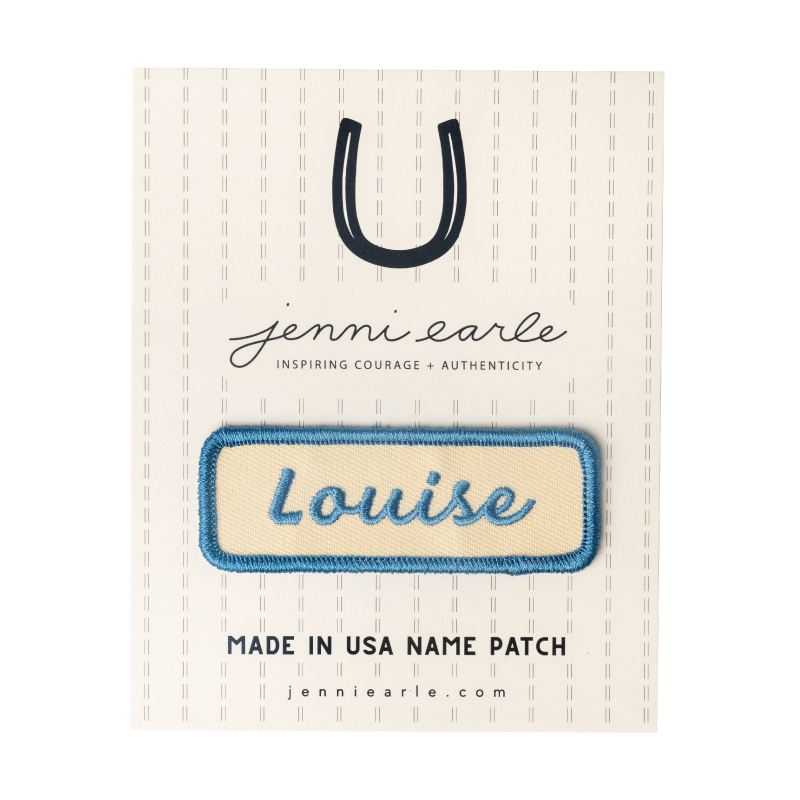"Louise" Name Patch - Purpose + Passion Boutique