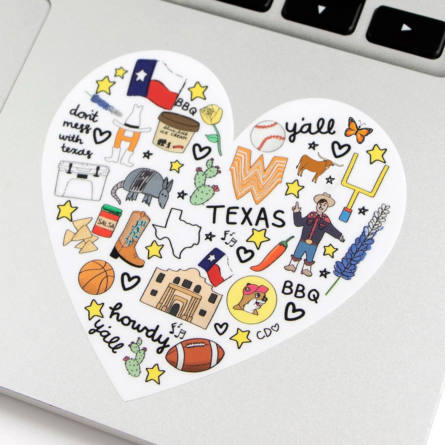 Love for Texas Decal Sticker - Purpose + Passion Boutique