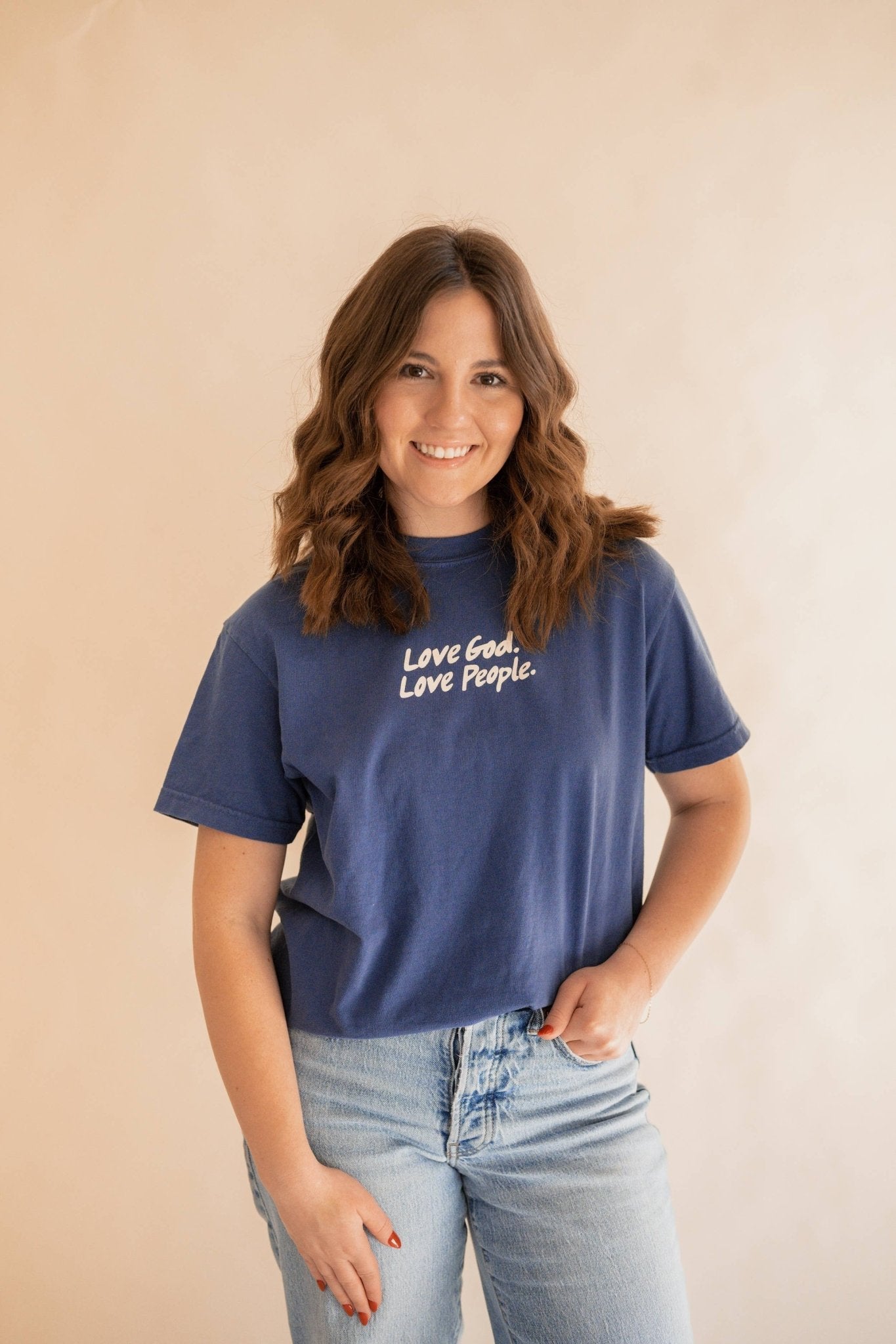 Love God Love People Tee - Purpose + Passion Boutique