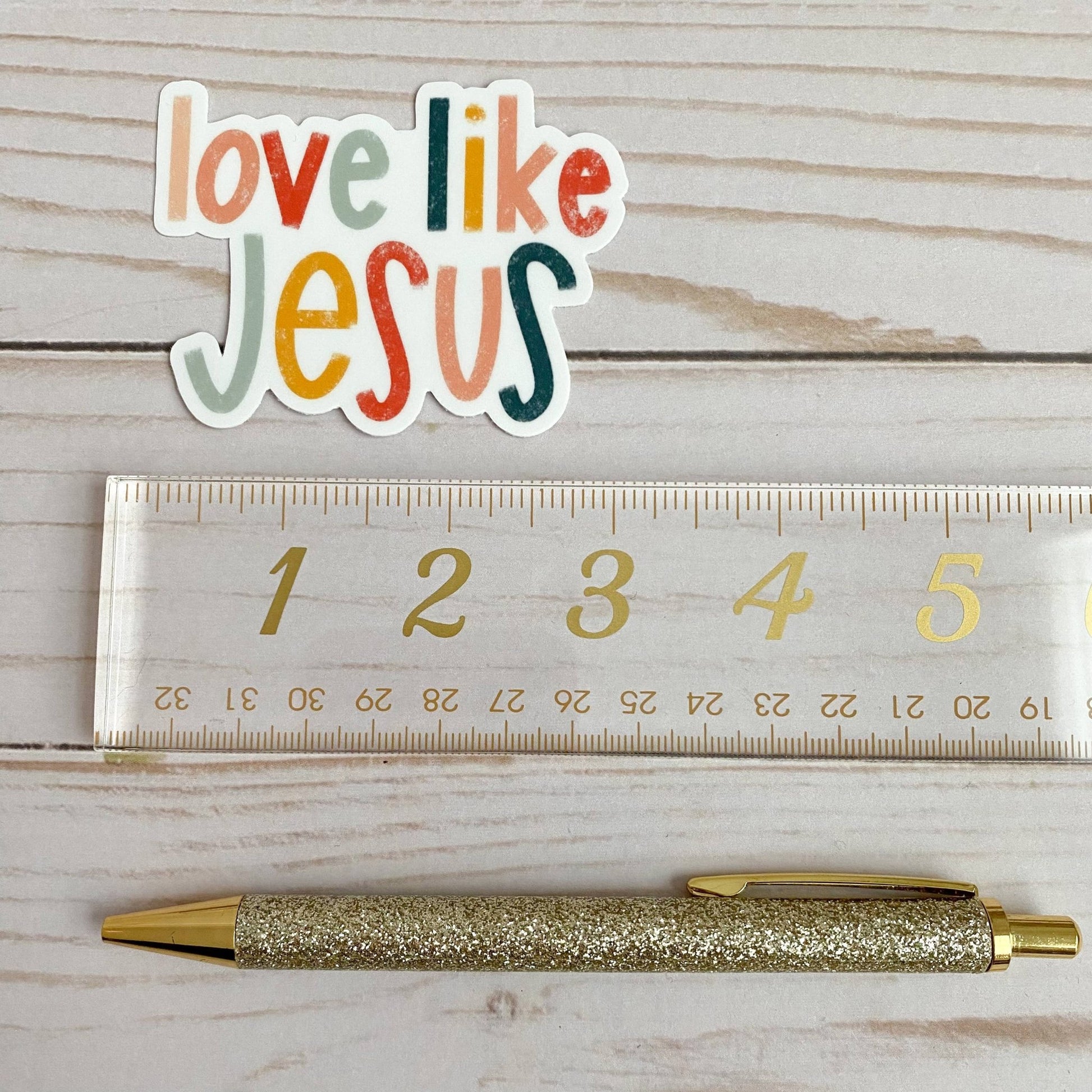 Love like Jesus Sticker - Purpose + Passion Boutique