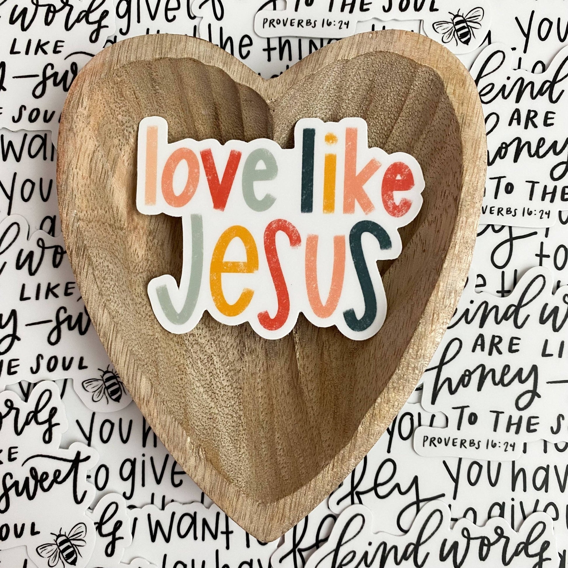 Love like Jesus Sticker - Purpose + Passion Boutique