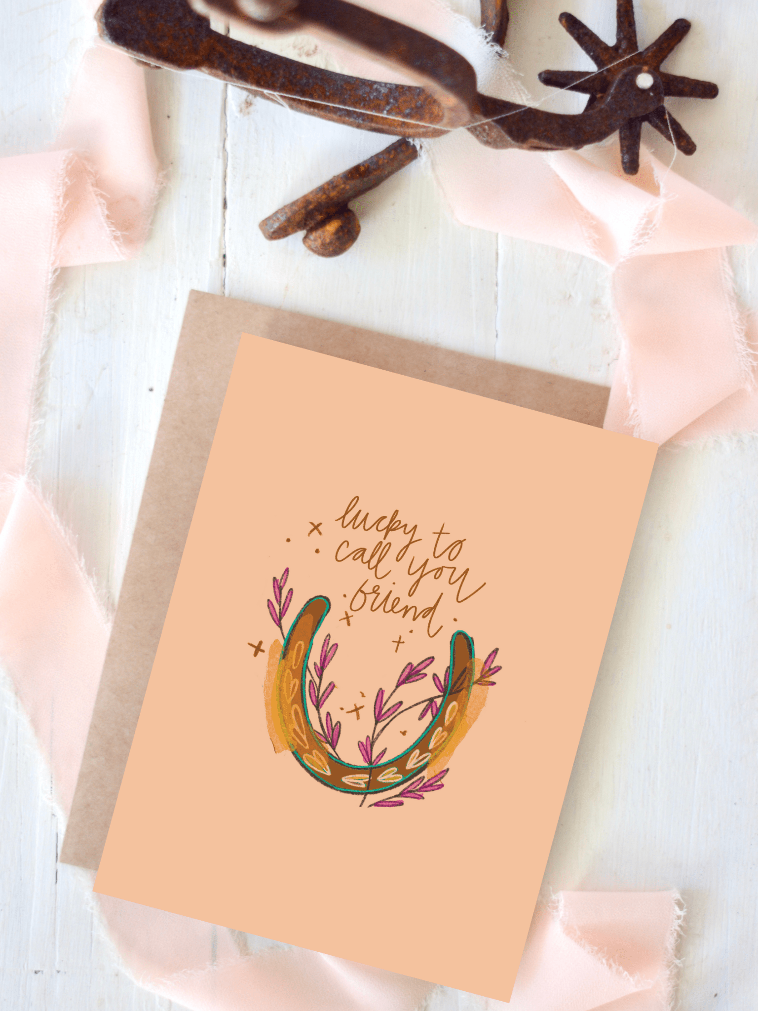 Lucky to Call You Friend Galentine's Day Card - Purpose + Passion Boutique