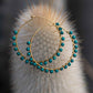 Luni Hoops in Turquoise - Purpose + Passion Boutique