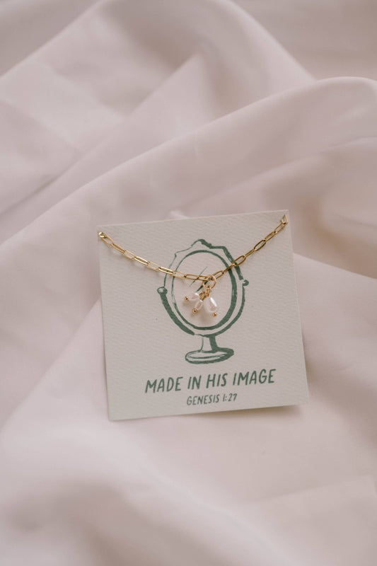 Made In His Image Charm Necklace - Purpose + Passion Boutique