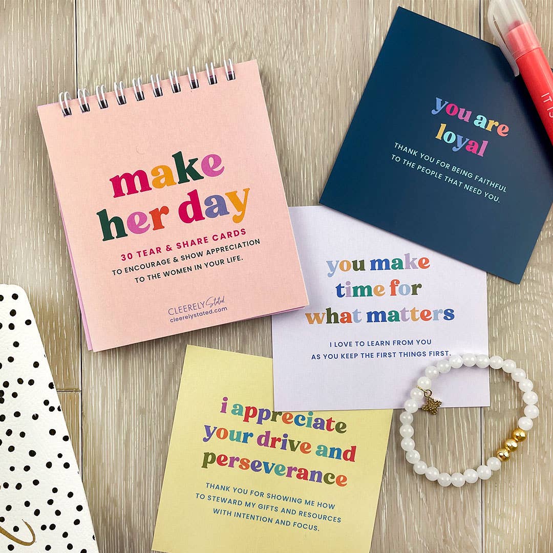 Make Her Day Tear & Share Cards - Purpose + Passion Boutique