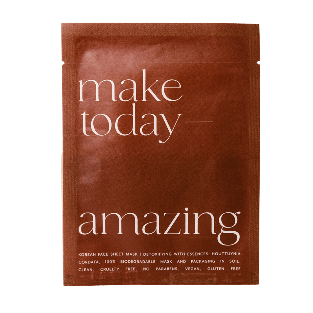 Make Today Amazing Korean Sheet Face Mask - Purpose + Passion Boutique