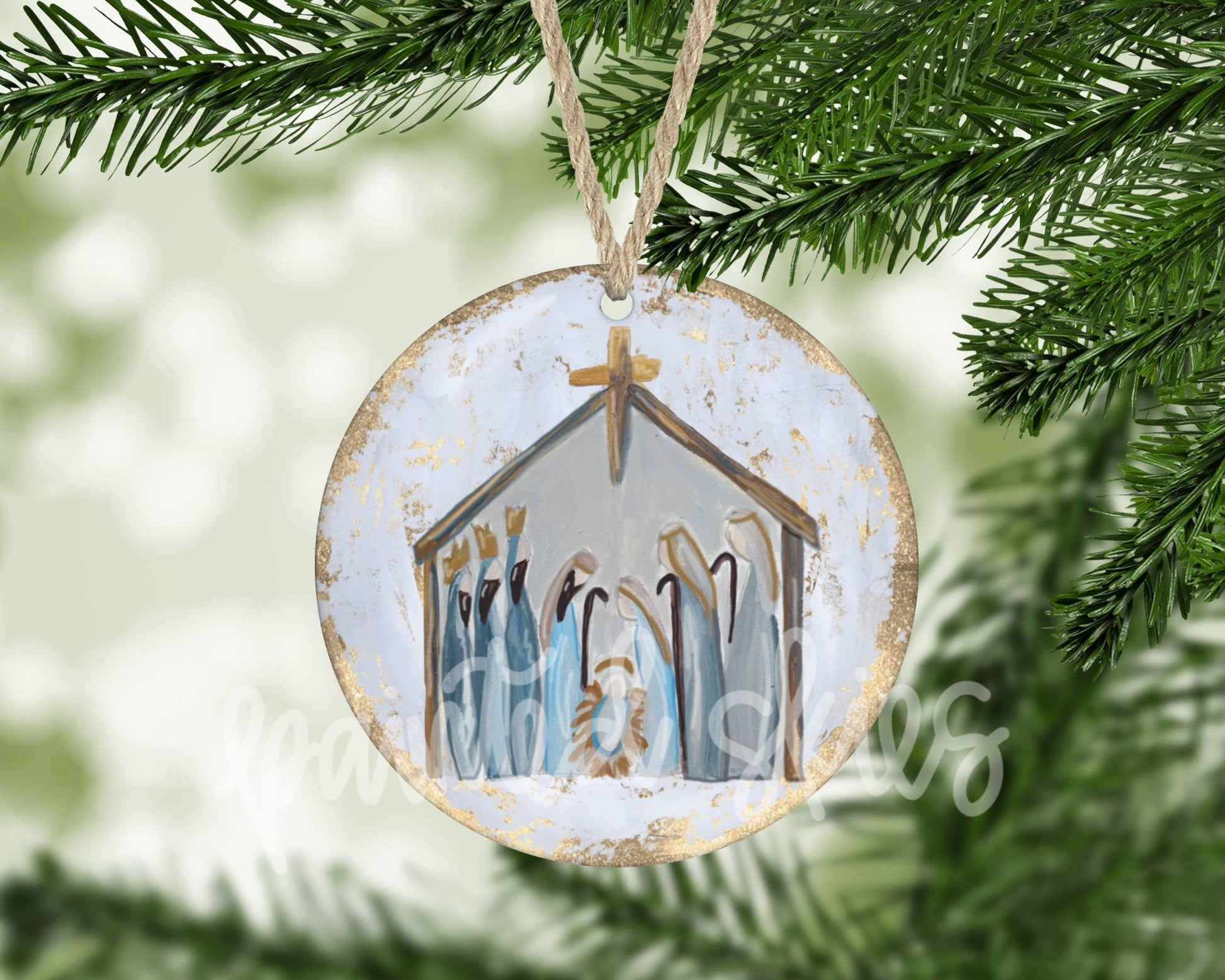 Manger Scene Christmas Ornament - Purpose + Passion Boutique