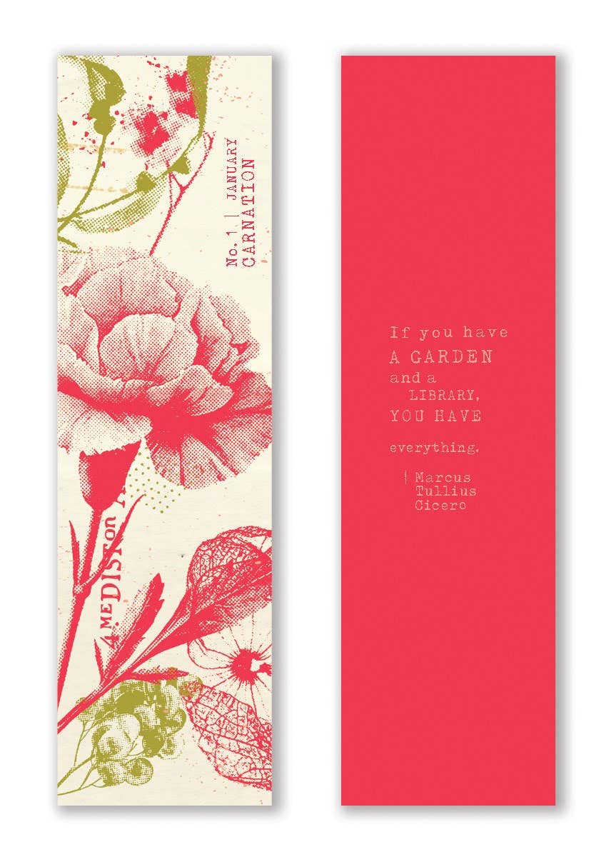 Mark the Year Bookmark Box A Floral Bookmark for Each Month - Purpose + Passion Boutique