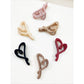 Matte Heart Hair Claw Clip - Purpose + Passion Boutique