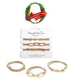 Maya J Jewelry: 2 - in - 1 Bracelet Hair Tie Set - Purpose + Passion Boutique