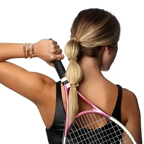 Maya J Jewelry: 2 - in - 1 Bracelet Hair Tie Set - Purpose + Passion Boutique