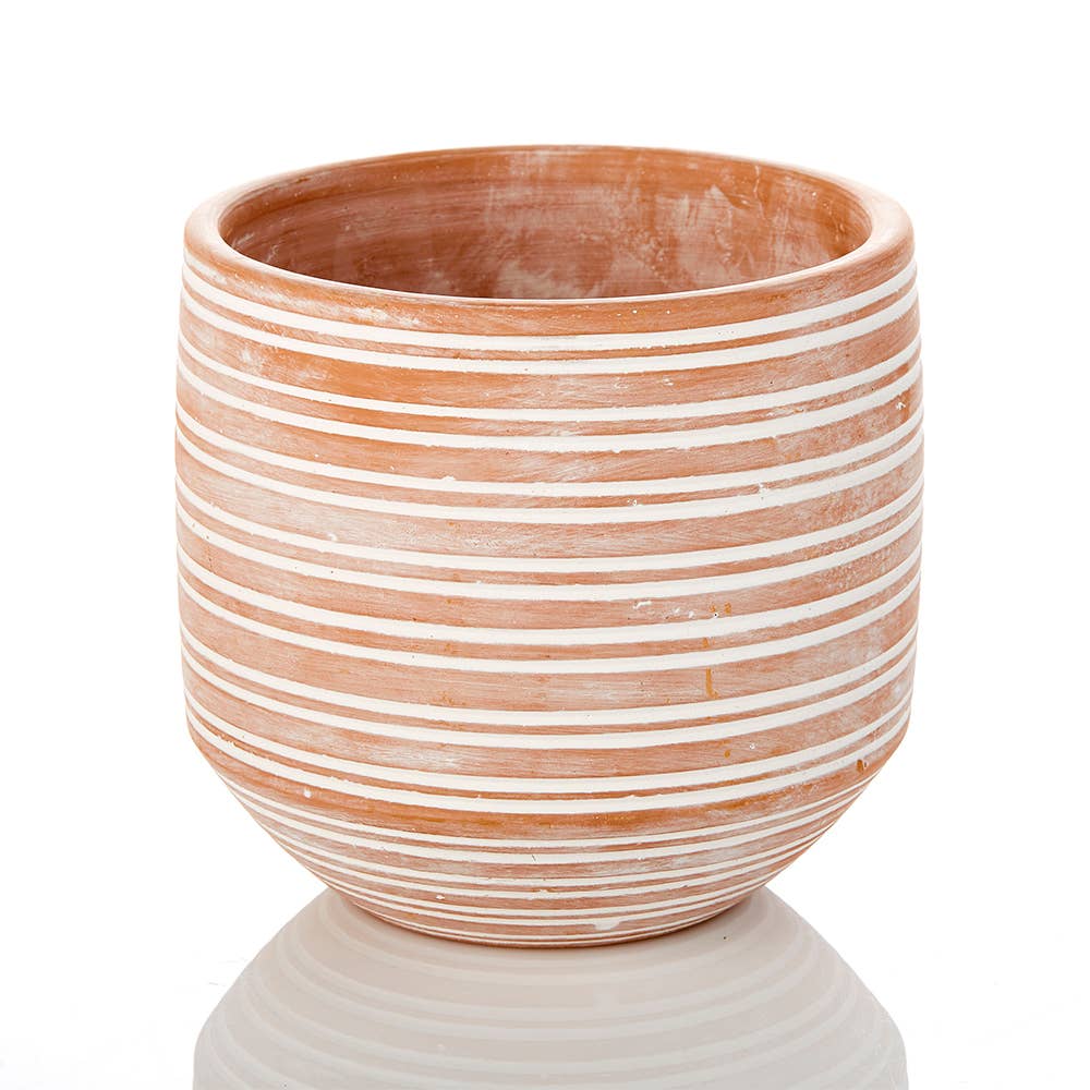 Medium Bandhu Clay Planter - Purpose + Passion Boutique