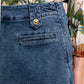 Medium Indigo Washed Denim Skort - Purpose + Passion Boutique