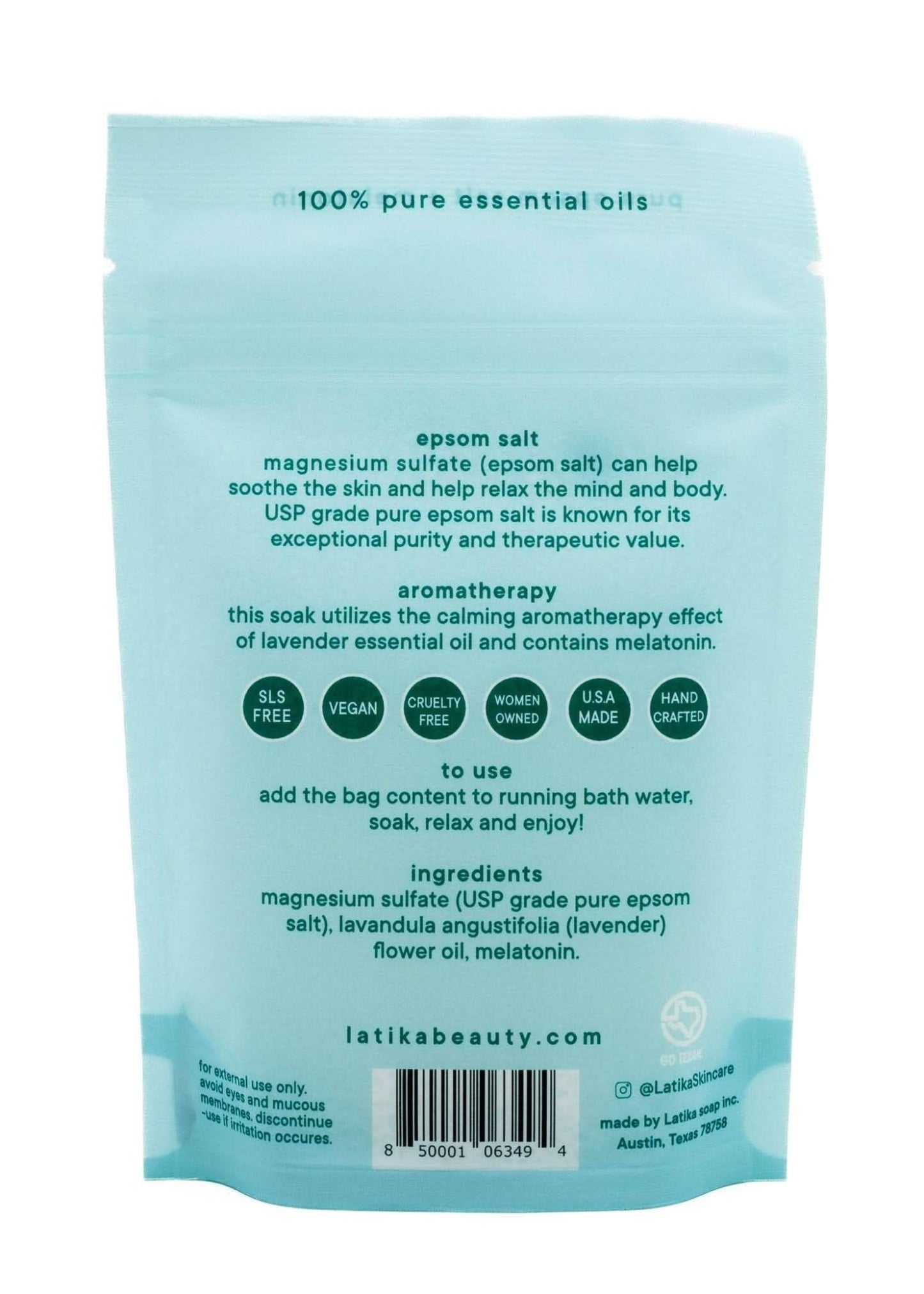 Melatonin Sleep Bath Soak - Purpose + Passion Boutique