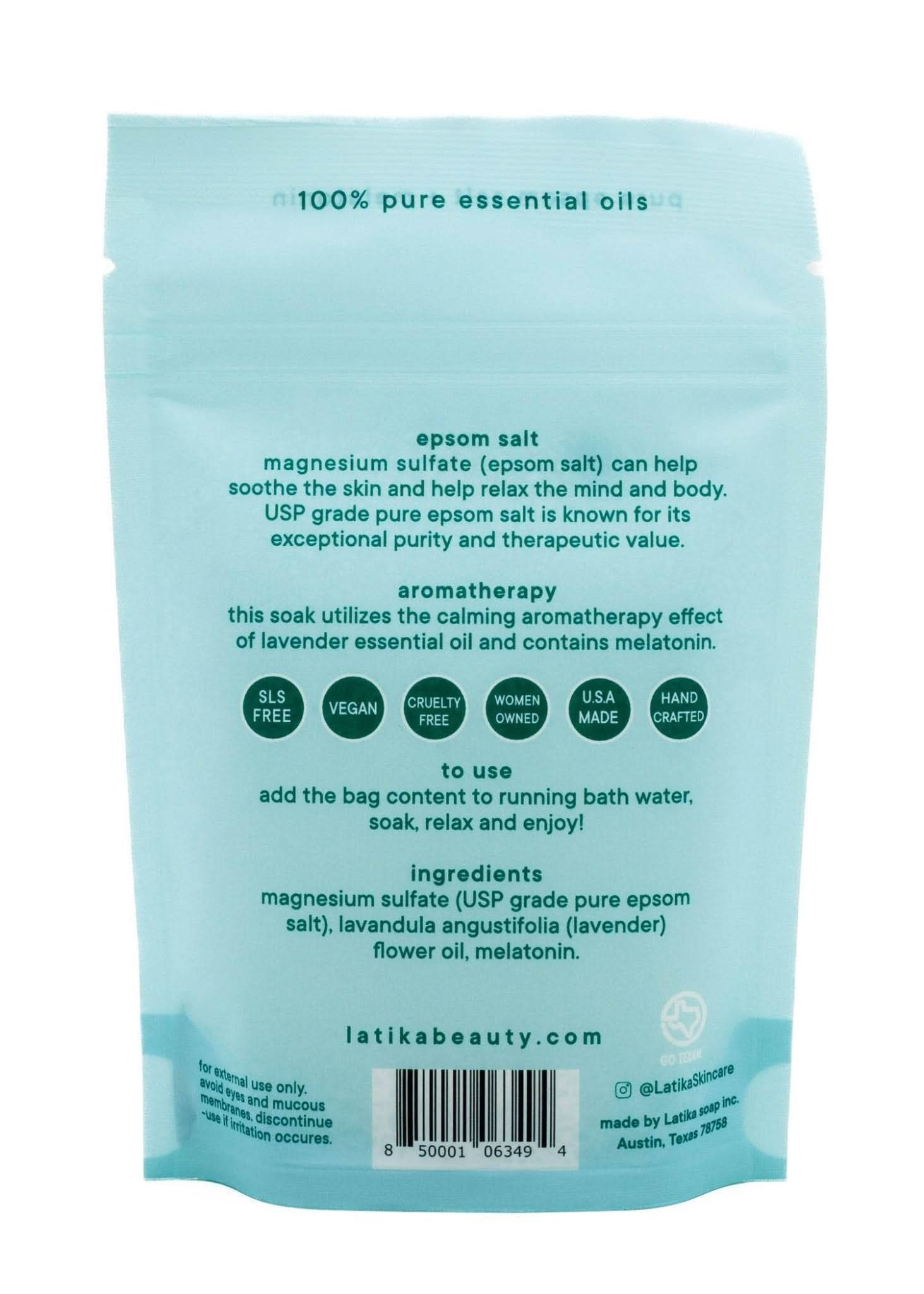 Melatonin Sleep Bath Soak - Purpose + Passion Boutique