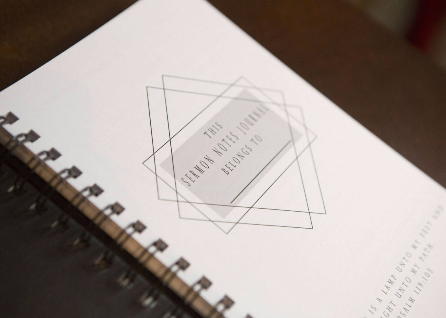 Men's Sermon Notebook | Sermon Notes Journal - Purpose + Passion Boutique