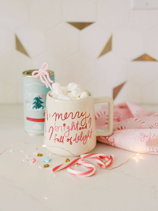 Merry Bright & Full of Delight Mug - Purpose + Passion Boutique