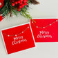 Merry Christmas Pearl Necklace on Card Gift - Purpose + Passion Boutique