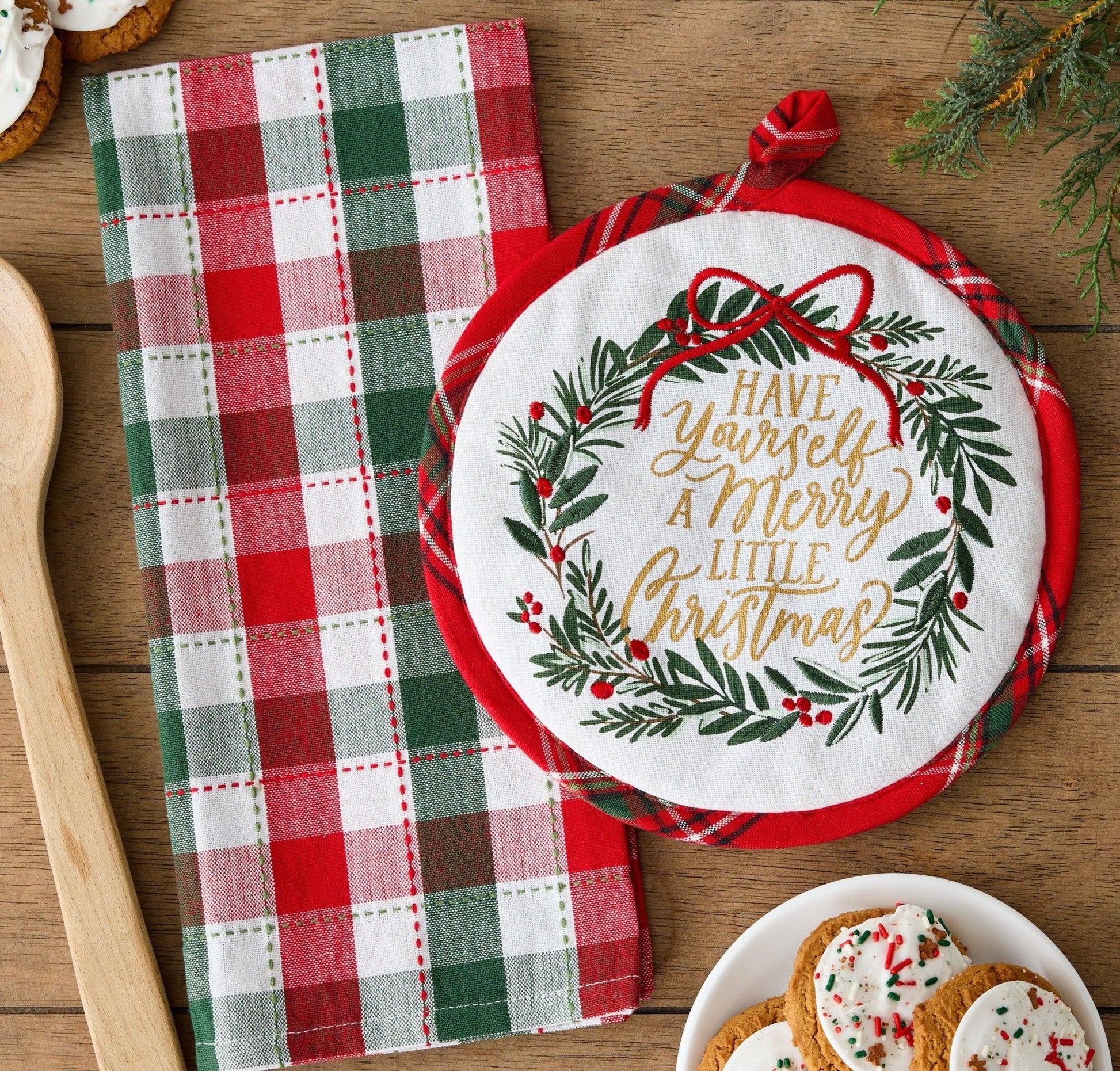Merry Little Christmas Potholder Gift Set - Purpose + Passion Boutique