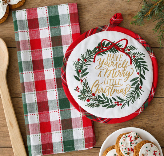 Merry Little Christmas Potholder Gift Set - Purpose + Passion Boutique