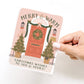 Merry & Warm Christmas Wishes Door Greeting Card - Purpose + Passion Boutique