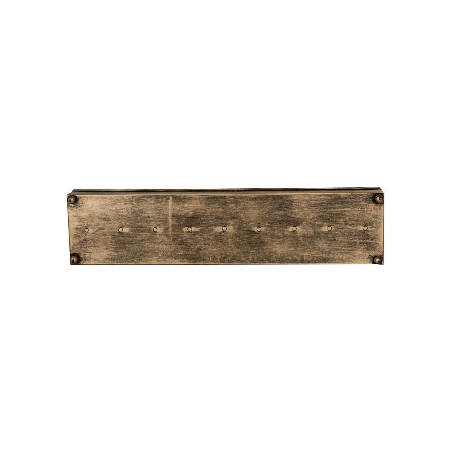 Metal 9 Taper Candle Holder Trough Brass - Purpose + Passion Boutique