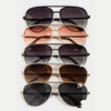 Metal Frame Double Bridge Sunglasses - Purpose + Passion Boutique