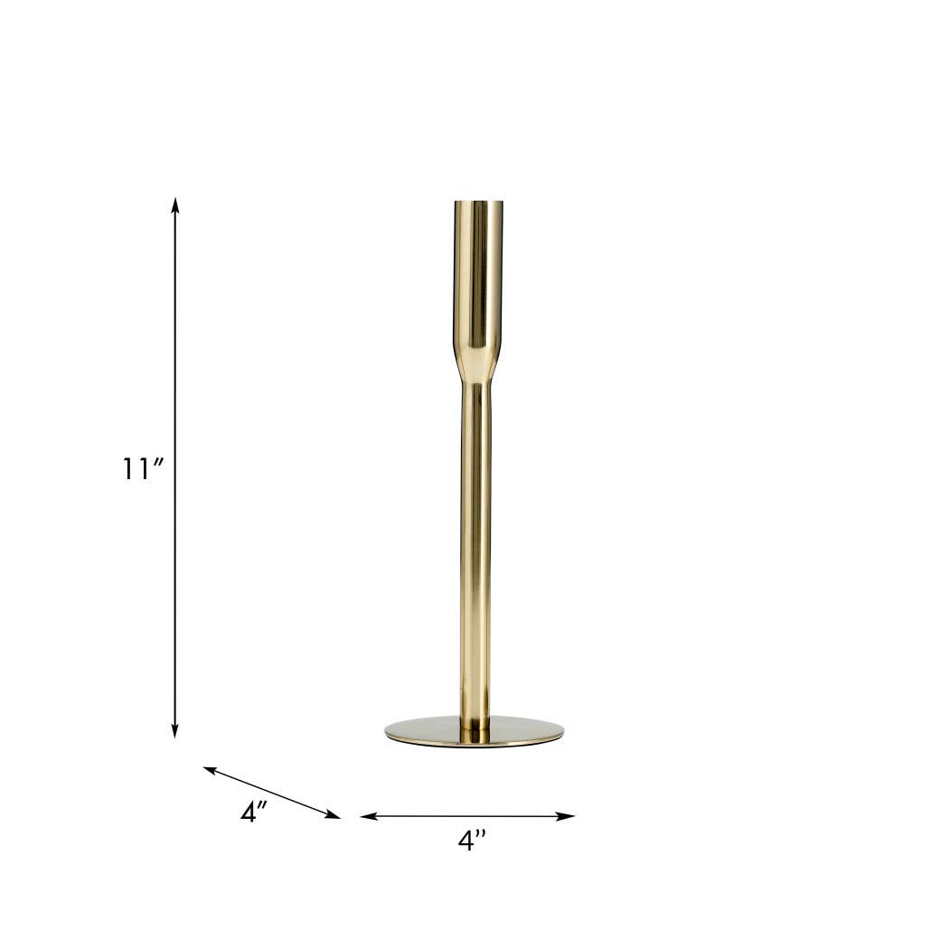 Metal Modern Silhouette Taper Candle Holder - Purpose + Passion Boutique