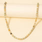 Metallic And Semi Precious Stone Beaded Necklace - Purpose + Passion Boutique