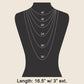 Metallic And Semi Precious Stone Beaded Necklace - Purpose + Passion Boutique