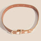 Metallic Disc Studded Faux Leather Belt - Purpose + Passion Boutique