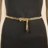 Metallic Gold Curb Chain Belt - Purpose + Passion Boutique