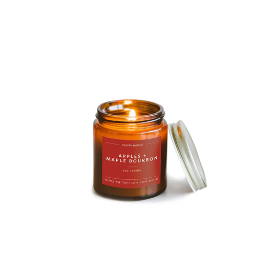 Mini Apples + Maple Bourbon Candle - Purpose + Passion Boutique