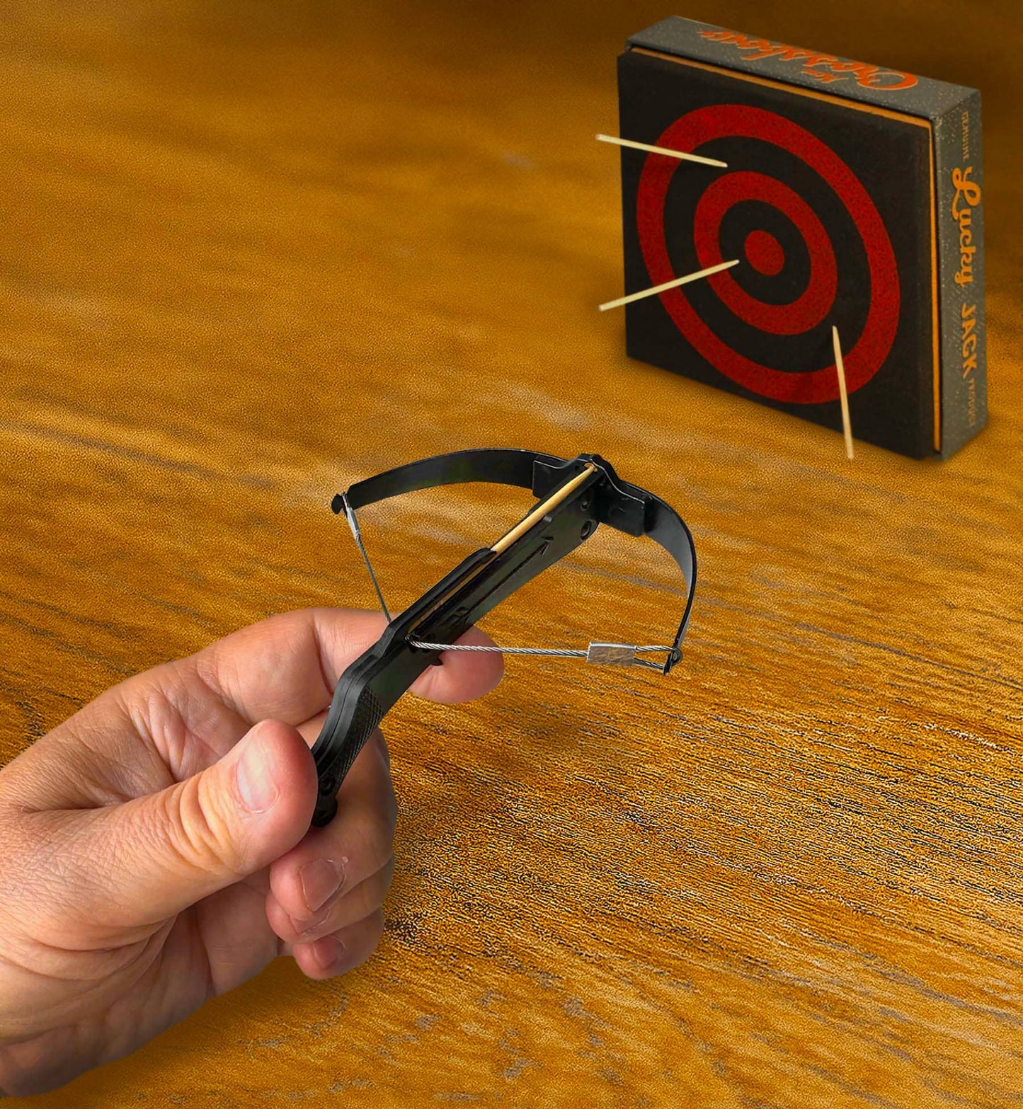 Mini Crossbow Toothpick Shooter - Purpose + Passion Boutique
