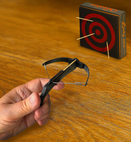 Mini Crossbow Toothpick Shooter - Purpose + Passion Boutique