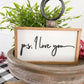 Mini Wood Love Signs - Purpose + Passion Boutique