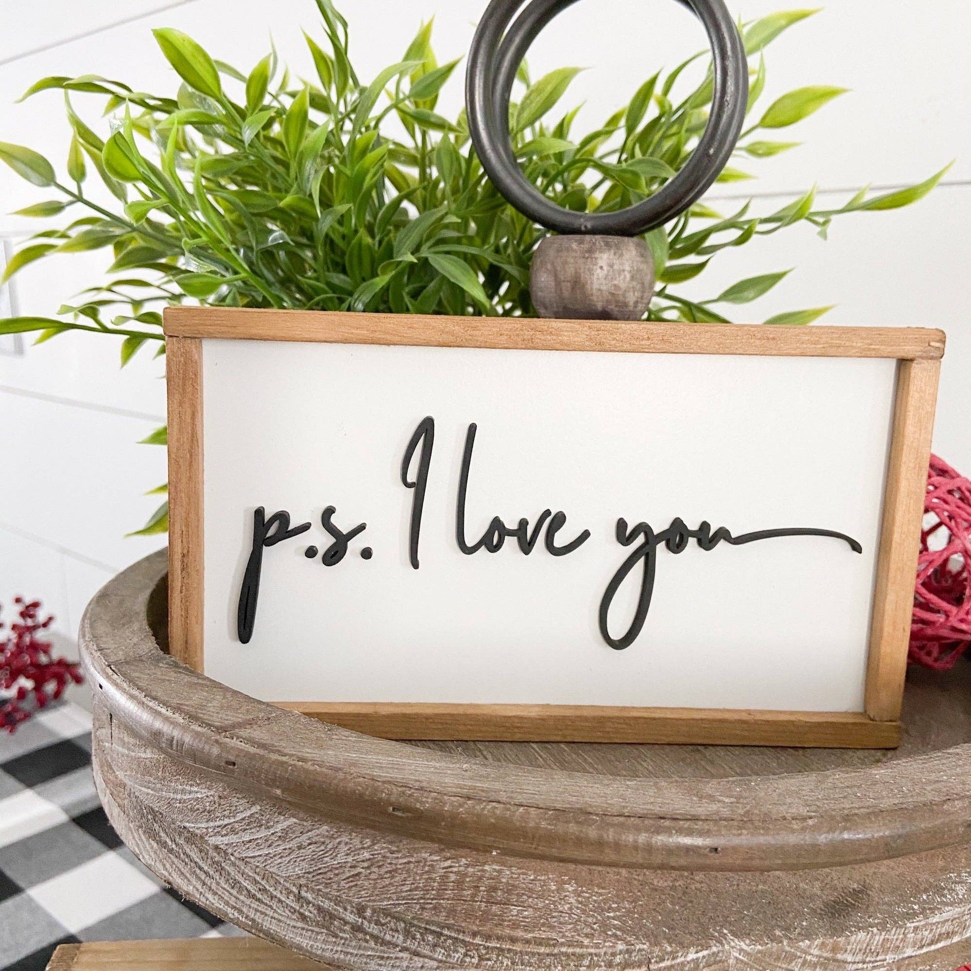 Mini Wood Love Signs - Purpose + Passion Boutique