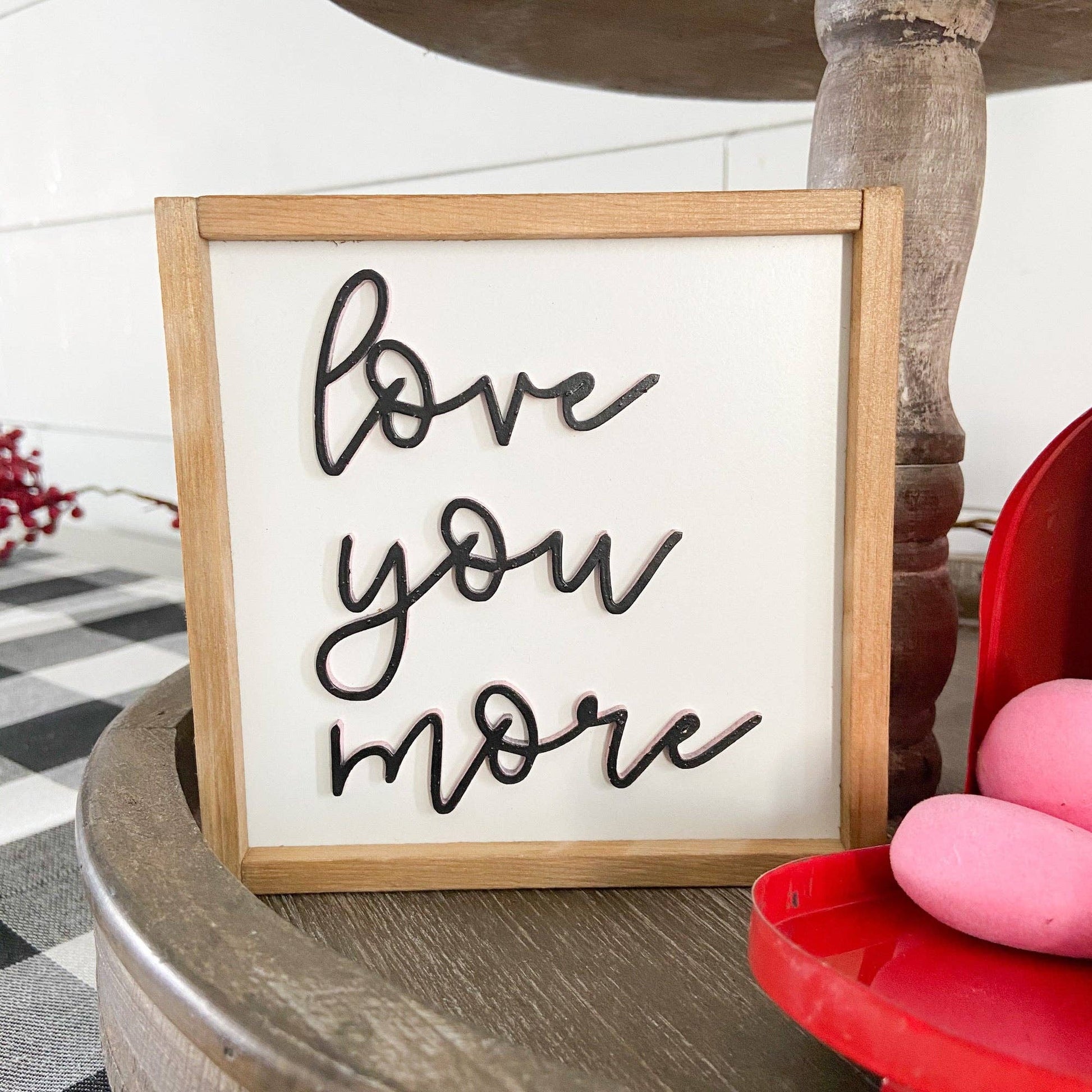 Mini Wood Love Signs - Purpose + Passion Boutique