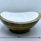 Mini Wooden Serving Bowl with 3 Dish Towels Gift Set - Purpose + Passion Boutique