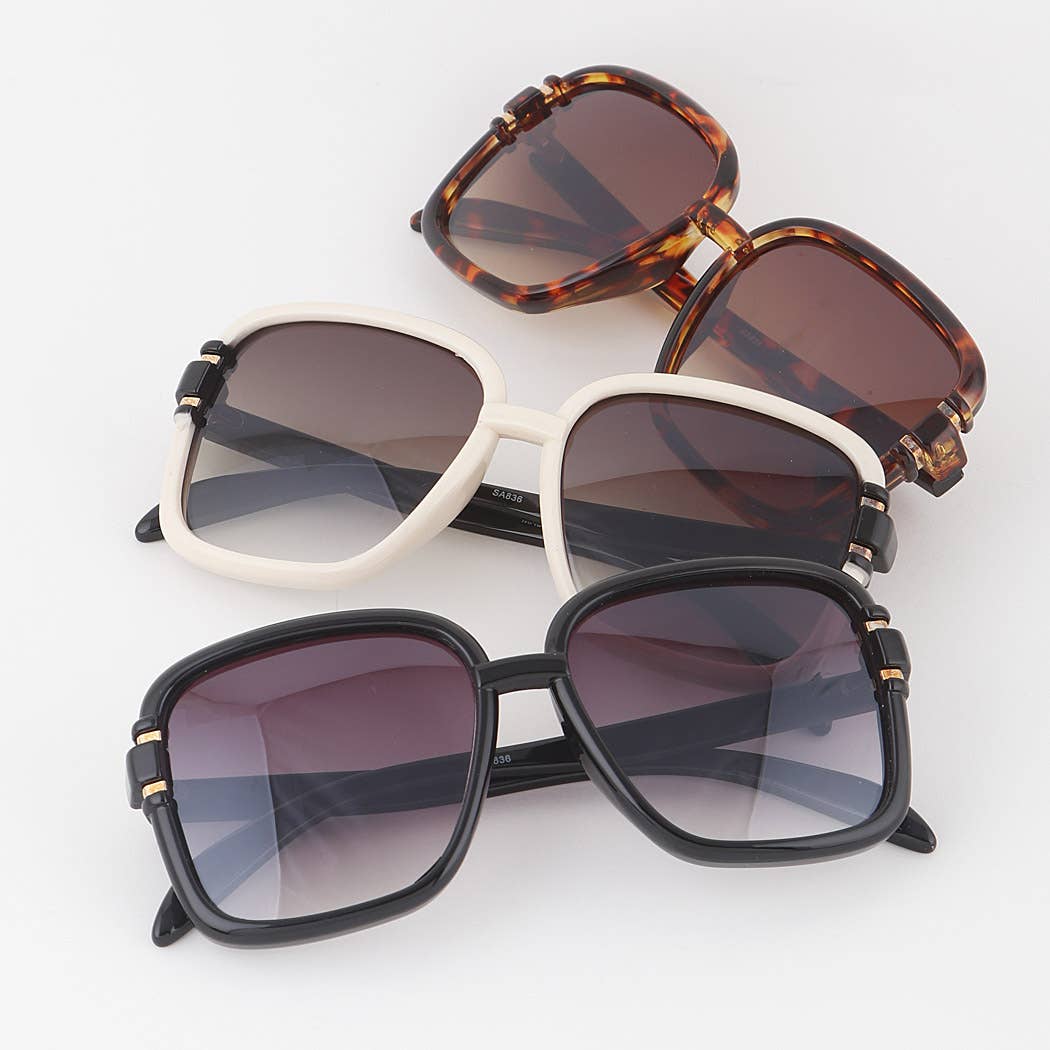 Minimal Striped Gradient Sunglasses - Purpose + Passion Boutique