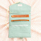 Mint Embroidered Velvet Jewelry Organizer - Purpose + Passion Boutique