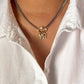 Mixed Tone Heart Necklace - Purpose + Passion Boutique