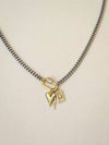 Mixed Tone Heart Necklace - Purpose + Passion Boutique