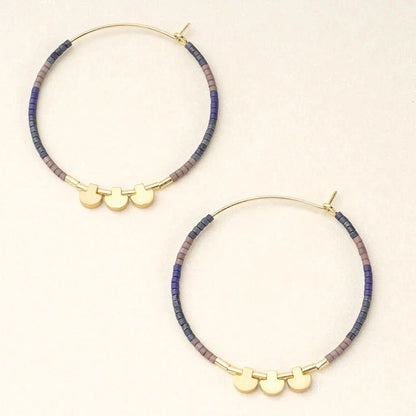 Miyuki Large Hoop Earrings - Purpose + Passion Boutique