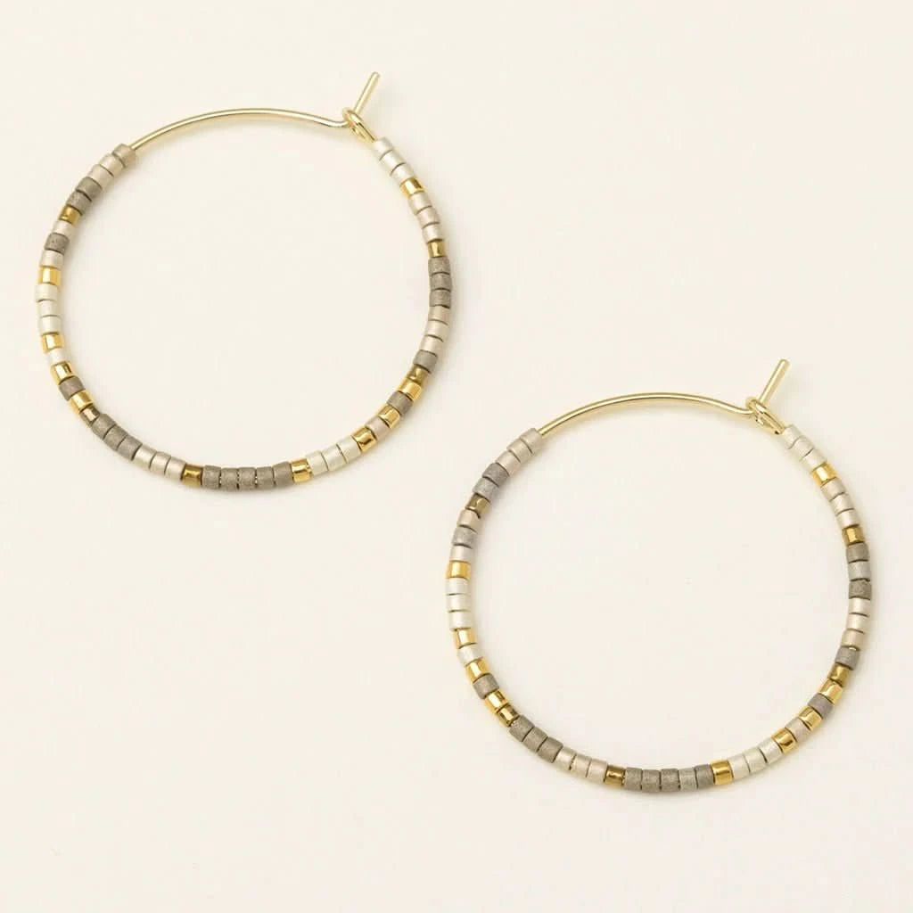 Miyuki Small Hoop Earrings - Purpose + Passion Boutique