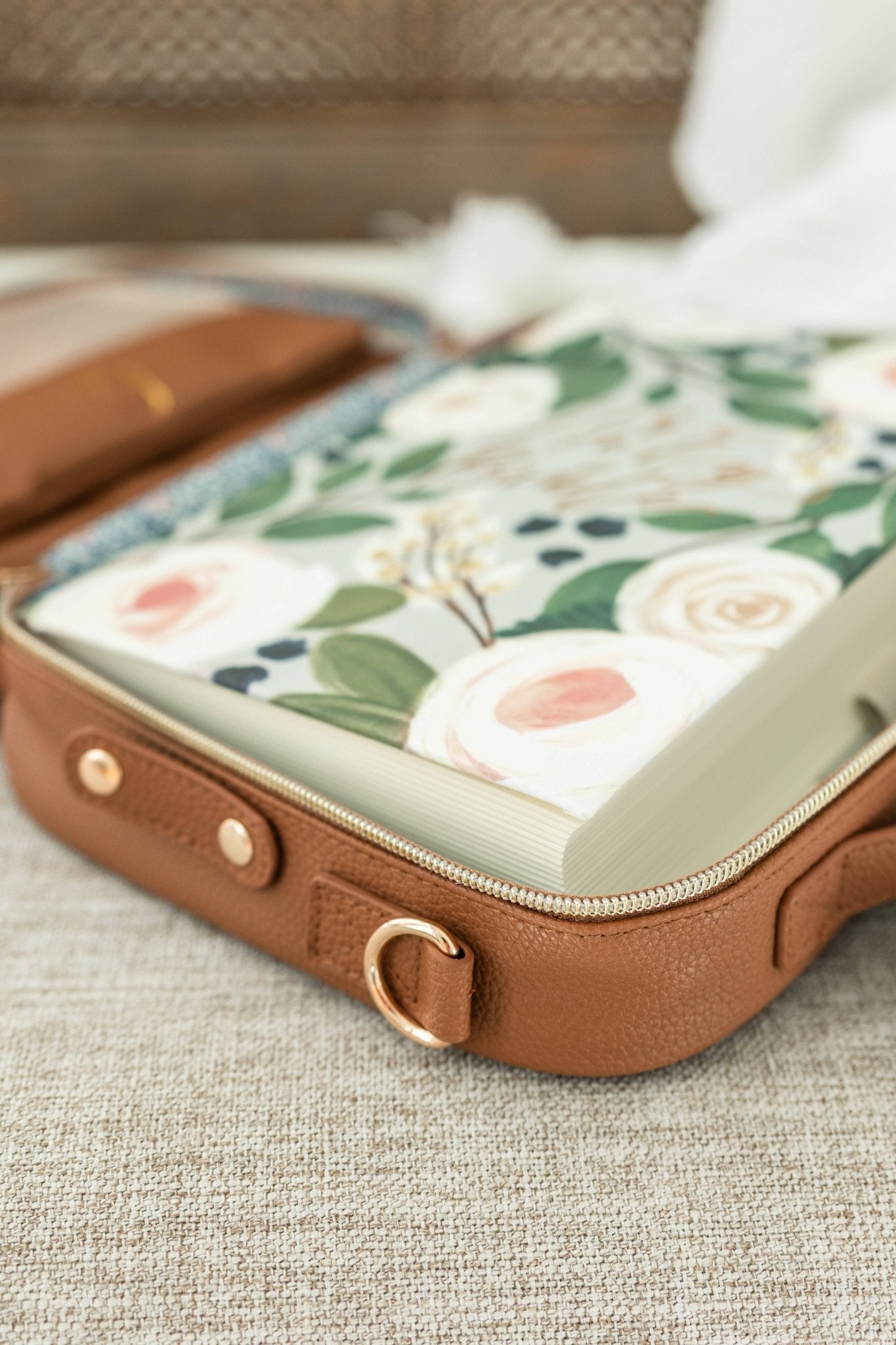 Mocha Bible Cover Bible Crossbody Bag - Purpose + Passion Boutique