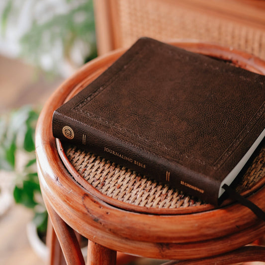 Mocha Bonded Leather ESV Journaling Bible - Purpose + Passion Boutique