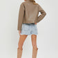 Mocha Faux Leather Jacket - Purpose + Passion Boutique