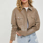 Mocha Faux Leather Jacket - Purpose + Passion Boutique